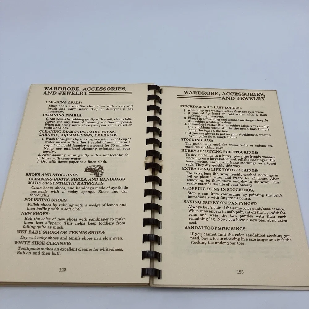 Vtg Hints for Upstairs Downstairs and All Around The House Carol Rees Homemaking
